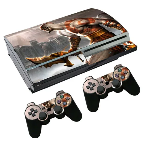0206 Для версии бога войны кожи Стикеры наклейка для PS3 жира Игровые приставки 3 консоль и контроллеры для PS3 жира шкуры виниловая клеящаяся пленка - Цвет: 0206