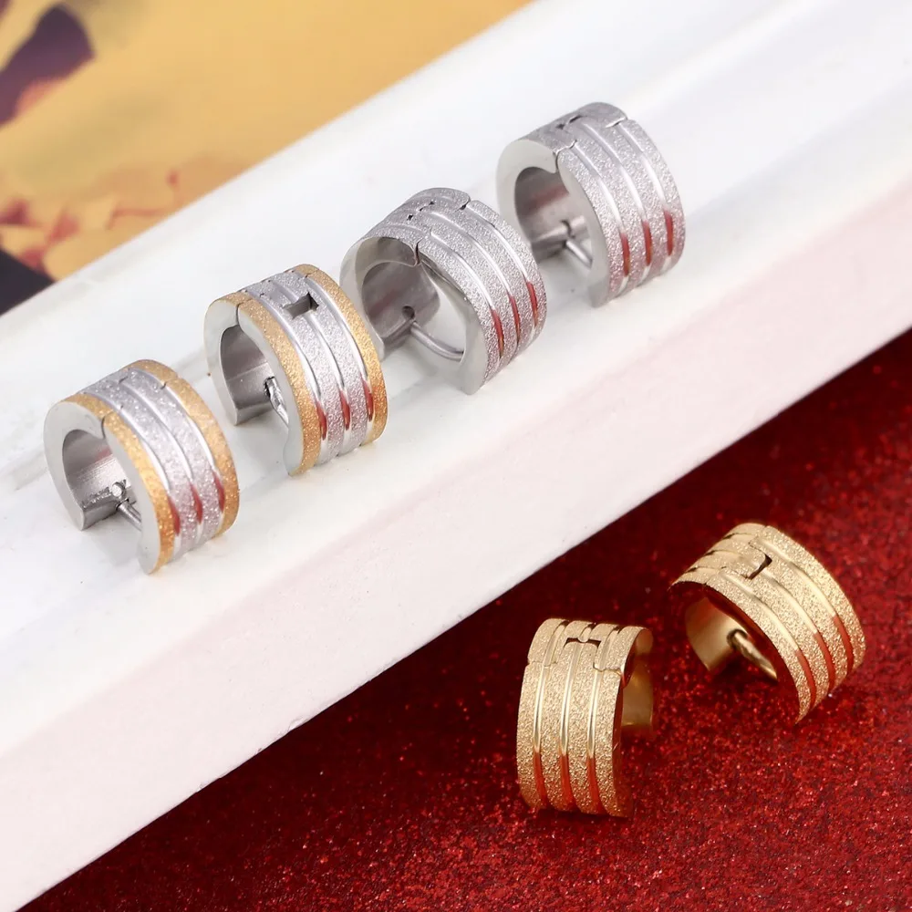Мужские и женские серьги гвоздики из нержавеющей стали|round stud earrings|stud earringsearrings for
