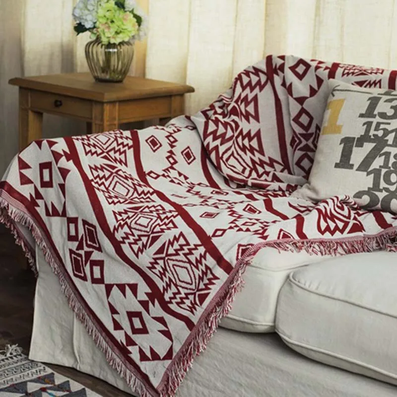 Cobertor одеяло s для кровати геометрическое жаккардовое покрывало дивана