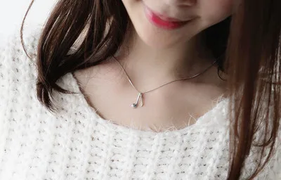 Женское Ожерелье чокер из серебра 925 пробы|chokers necklaces for women|choker necklacenecklaces women |