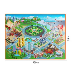 city traffic Детский игровой коврик из пены, игрушки для детей, Детский коврик, развивающий коврик, резиновые пазлы из ЭВА, игровой коврик, Прямая поставка - Цвет: city traffic