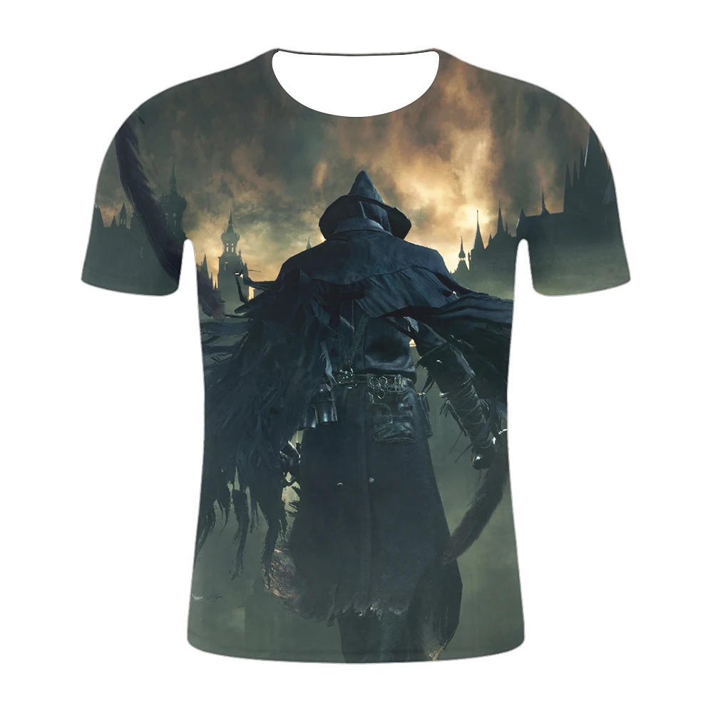 Модная классная забавная футболка для мужчин игра в крови 3 футболки с 3D-принтом