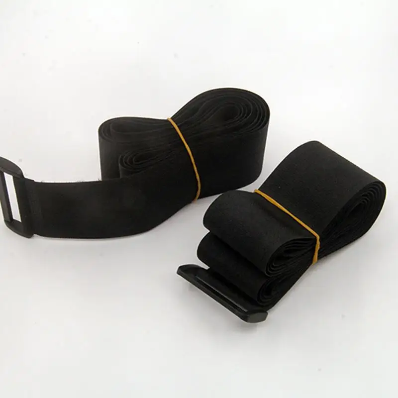 black 2 шт., 5 см* 200 см, регулируемый нейлоновый багажный крючок для путешествий и кольцевая лента, багажный ремень для поперечной упаковки, багажный чемодан, защитные ремни - Цвет: black