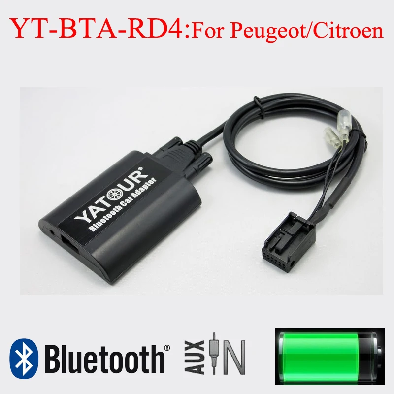

Yatour Bluetooth Музыкальные интерфейсы YT-BTA для Peugeot Citroen