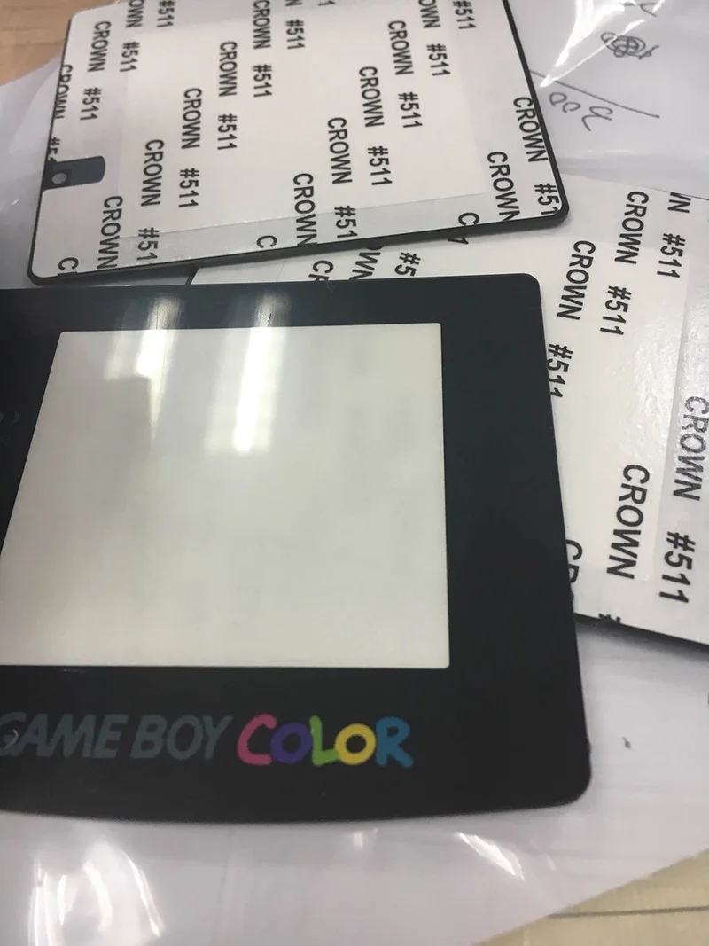 50 шт./лот объектив экрана для Gameboy цвет GBC Сменный стеклянный экран Защита