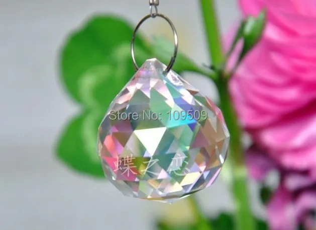 20 мм 30 кристально чистый Ab шар Призма Suncatcher хрустальная люстра части для свадьбы &