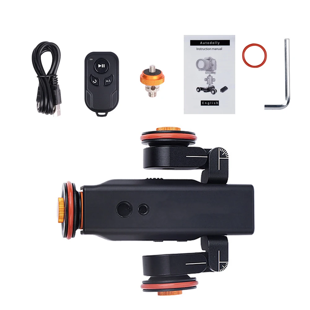 3 Wheel Skater Scooter Photography USB Charging Mini Electric Tools For Camera Motorized Truck Remote Control Slide Rail Car | Электроника