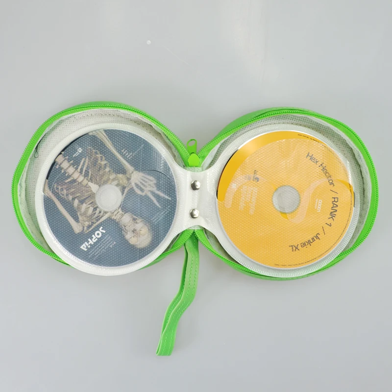 24 рукава CD DVD VCD сумка диски Слоты Органайзер Кошелек хранения лист чехол держатель