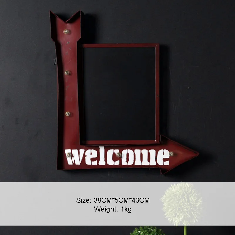 Винтажная светодиодная металлическая вывеска декоративная живопись кафе бар