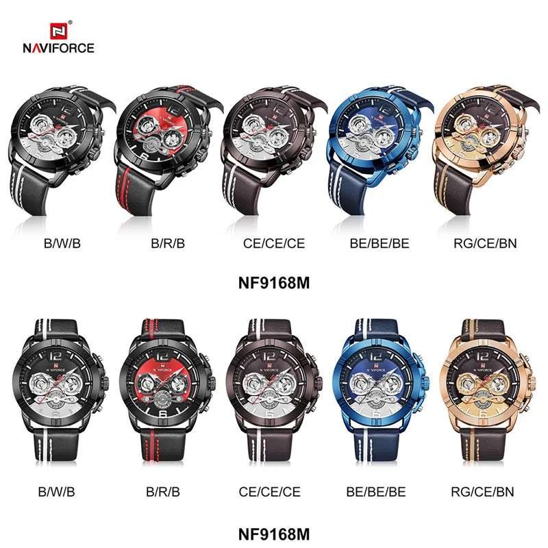 Relogio Masculino NAVIFORCE мужские наручные часы спортивные военные водонепроницаемые