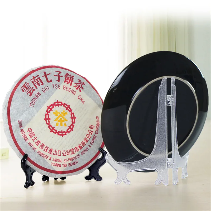 12 шт./компл. прозрачные пластиковые мольберты держатели для тарелок стеллаж