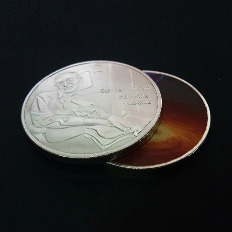 Изысканная памятная монета Стивена Хокинга 1 шт. памятные монеты искусство