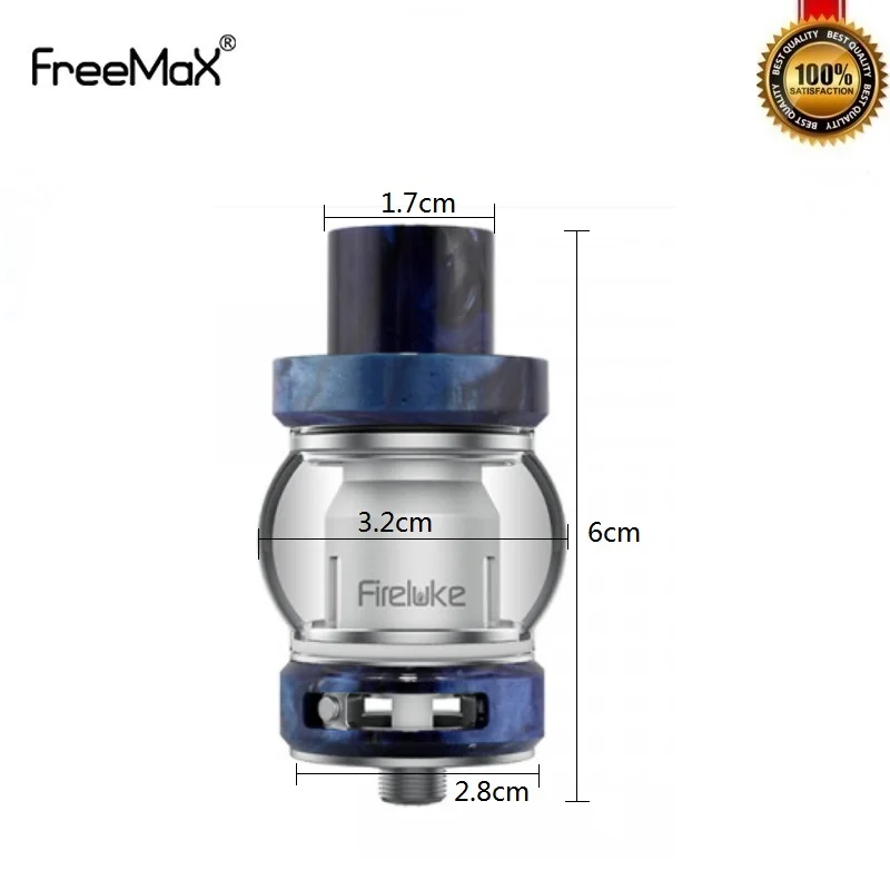 Оригинальный Freemax Fireluke RTA Subohm Vape танк 5 мл с Kanth 0.15ohm Sextuple dvc катушка электронная
