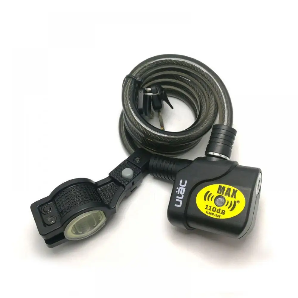 ULAC 110 дБ громче электронные мотоциклы сигнализация для велосипеда цепь MTB замок