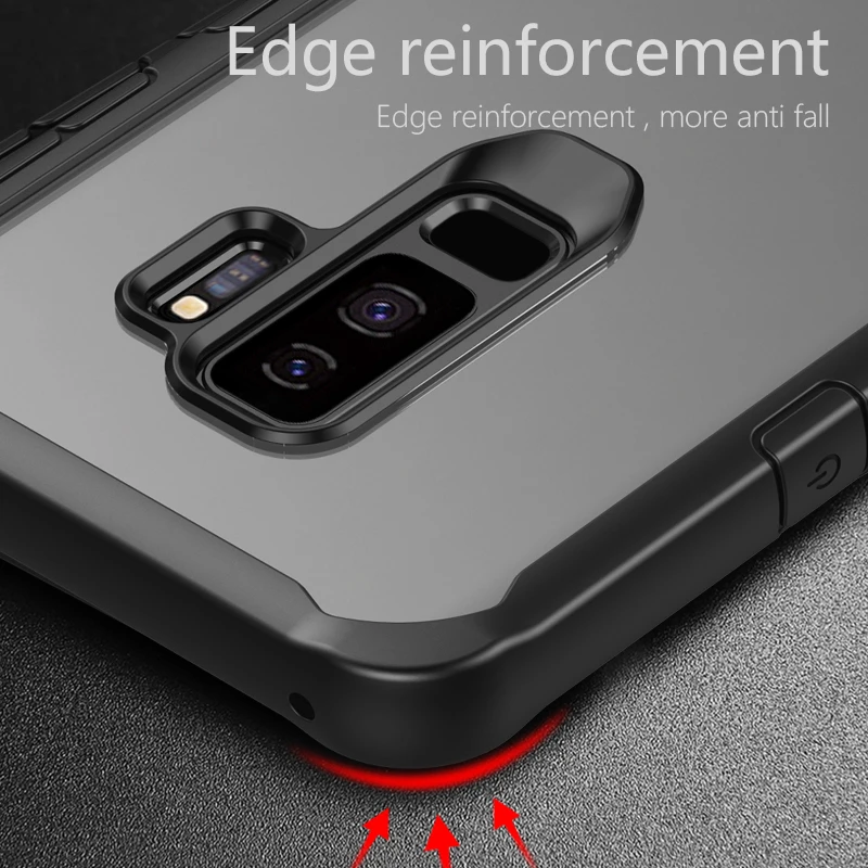 Loli Телефонные Чехлы для Samsung Galaxy S9 плюс отбросить Clear задняя крышка 360 градусов