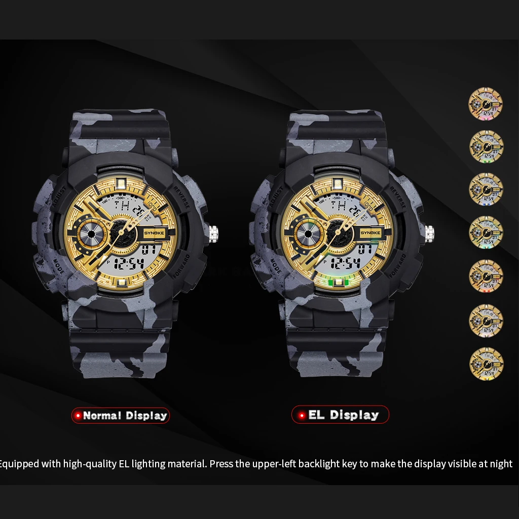 PANARS G Watch Shock Sports Watch Men Waterproof Military Camouflage Strap Electronic reloj deportivo hombre