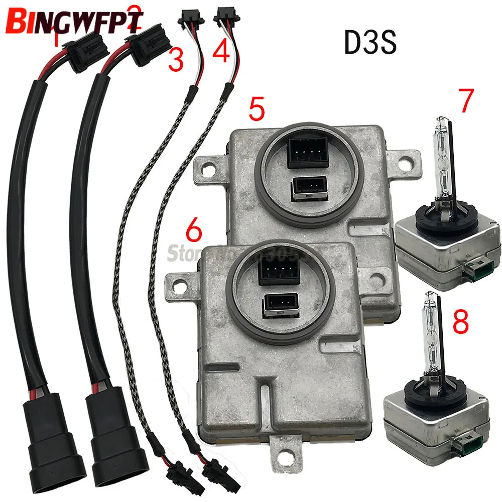 Высококачественный OEM HID балласт с D3S D3R D4S D4R BLUB W003T18471 8K0.941.597 для A udi|База| |
