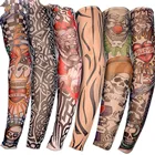 Унисекс, временные рукава, прохладные УФ-рукава, эластичные рукава, защита от солнца, грелка для рук, мотоцикл, Велоспорт, спорт, тату рукава