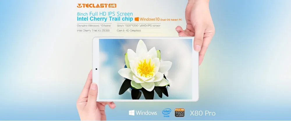 8 дюймов Teclast X80 Pro планшетный ПК X5-Z8300 2 Гб ОЗУ+ 32 Гб ПЗУ ips экран 2 Гб ОЗУ 32 Гб ПЗУ Bluetooth 4,0 HDMI 1920*1200