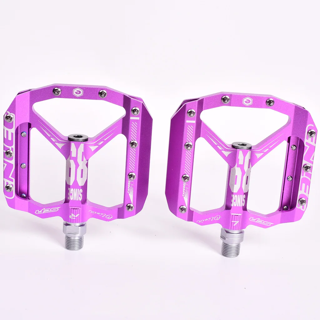 ENLEE Sicne89 Mountain Bike Pedals Ultralight Bike Pedals CNC Aluminum Alloy Pedals Bearing Pedals