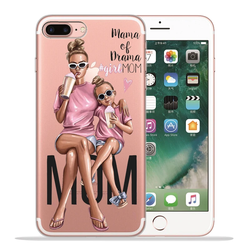 Каштановых волос для маленьких девочек Модная футболка Супермен мамы чехол