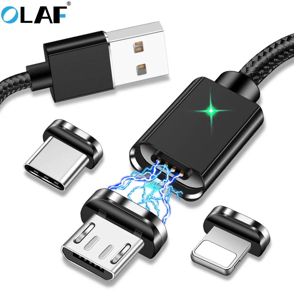 Магнитный USB кабель для iphone 7 Samsung S9 Note 9 Xiaomi F1 Huawei 1 м 2 м|Кабели мобильных телефонов|