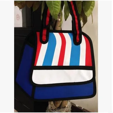 Новые модные 2D сумки Национальная Новинка Маленькая школьная сумка 3D рисунок