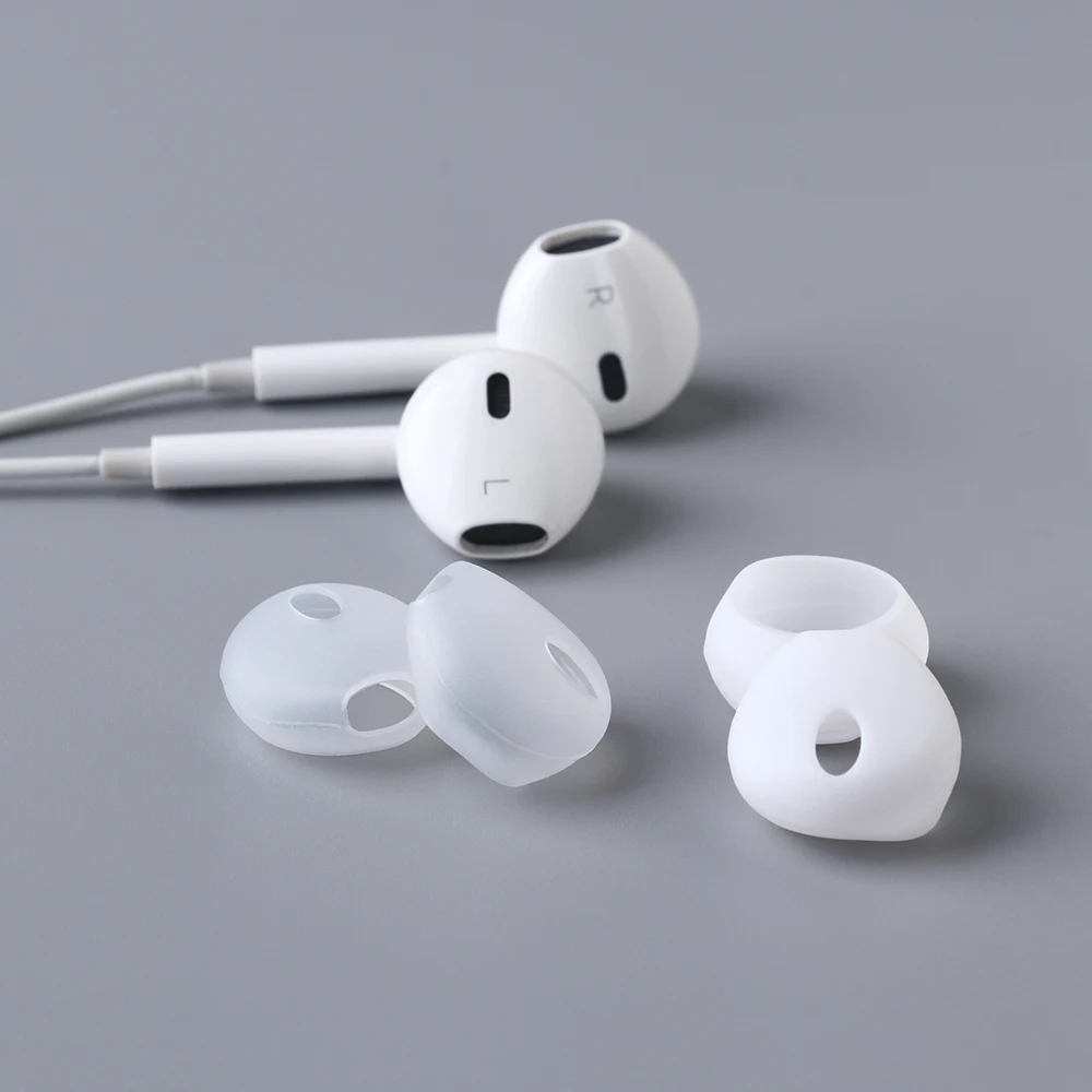 2 пары силиконовых Противоскользящих наушников Airpods чехол для противоударные