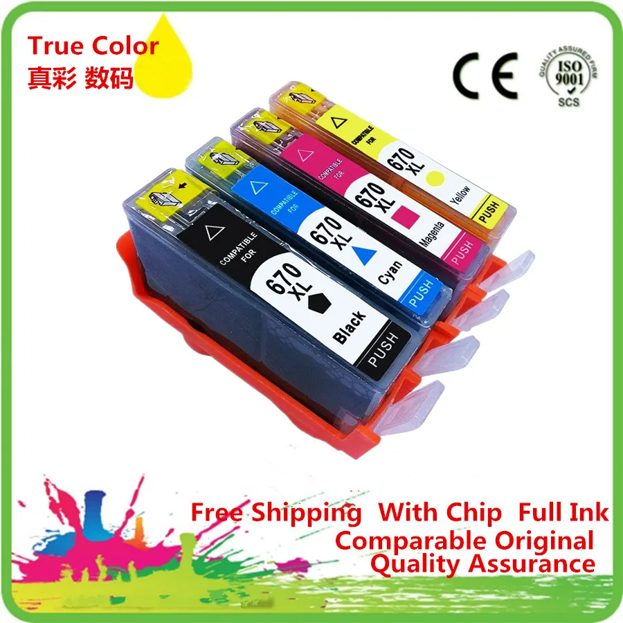 Фотообои для 670 670XL HP670 HP670XL Deskjet 3525 4615 4625 5525 6525 струйный принтер с фотографией|ink