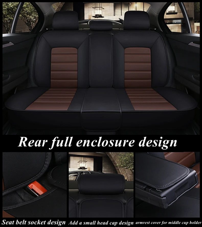 Передняя+ задняя крышка сиденья автомобиля набор для Toyota Pruis Hilux FJ Cruiser Crown Yaris LC Prado Venza Zelas Vios Auris Matrix Corolla Voltz