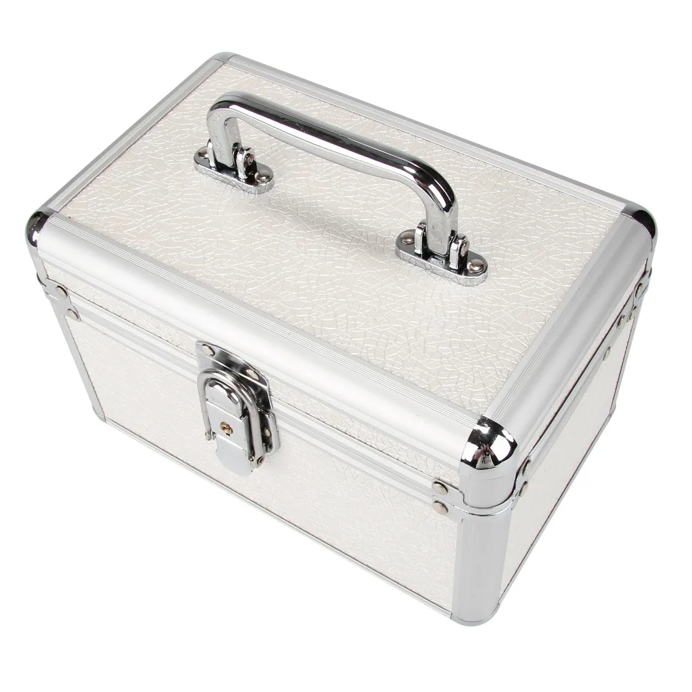 Модные женские сумки органайзер для хранения с зеркалами алюминиевый косметики