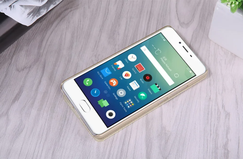 Чехол для Meizu M3s NILLKIN блестящий кожаный флип чехол Роскошный бренд кожаный флип чехол для Meizu M3s крышка чехол