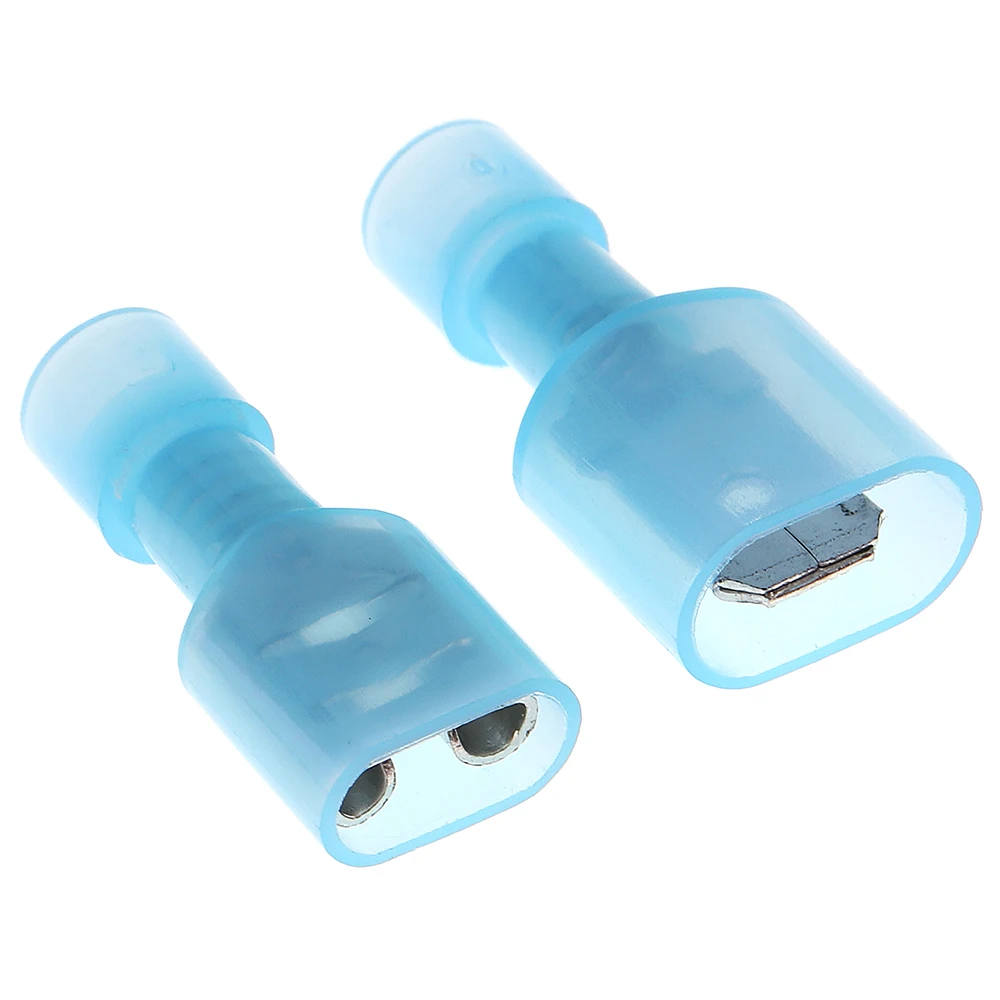 Комплект нейлоновых наконечников 16-14 AWG Blue 50 шт. полностью изолированный провод