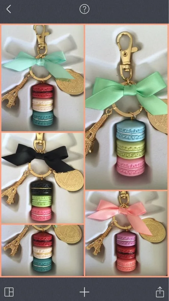 Франция Effiel башня брелки брендов женские роскошные Macarons Торт брелок на сумку кошелек сумочка Талисманы автомобильный брелок с подарочной коробке