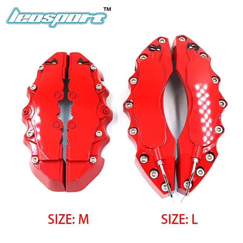 Leosport-2Pcs/лот тормозной суппорт крышка украшения крышка для 14-19 дюймов колеса ABS пластик без логотипа