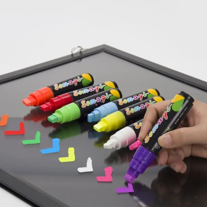 Стираемый маркер флуоресцентная жидкость мел неоновая ручка для Светодиодный