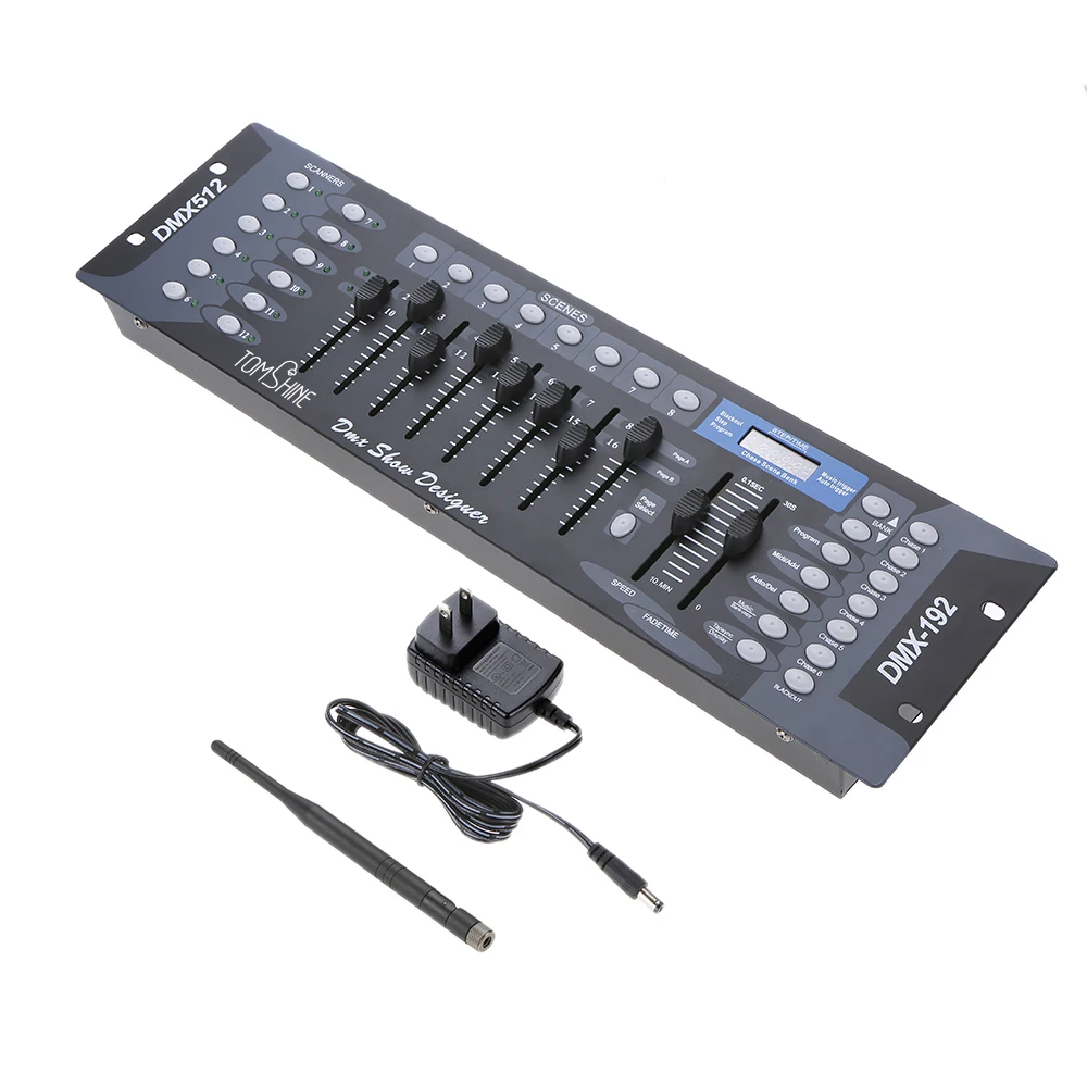 Стиль 192 каналов сценический светильник DMX 512 беспроводной контроллер консоль с передатчиком вечерние DJ диско Операторское Оборудование