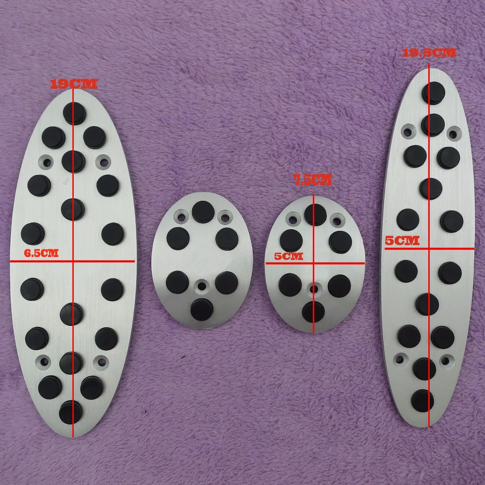 

DEE Car Accessory For MINI Coupe Countryman Paceman Roadster Clubman AT/MT Gas Accelerator Brake Footrest Pedal Pads Stickers