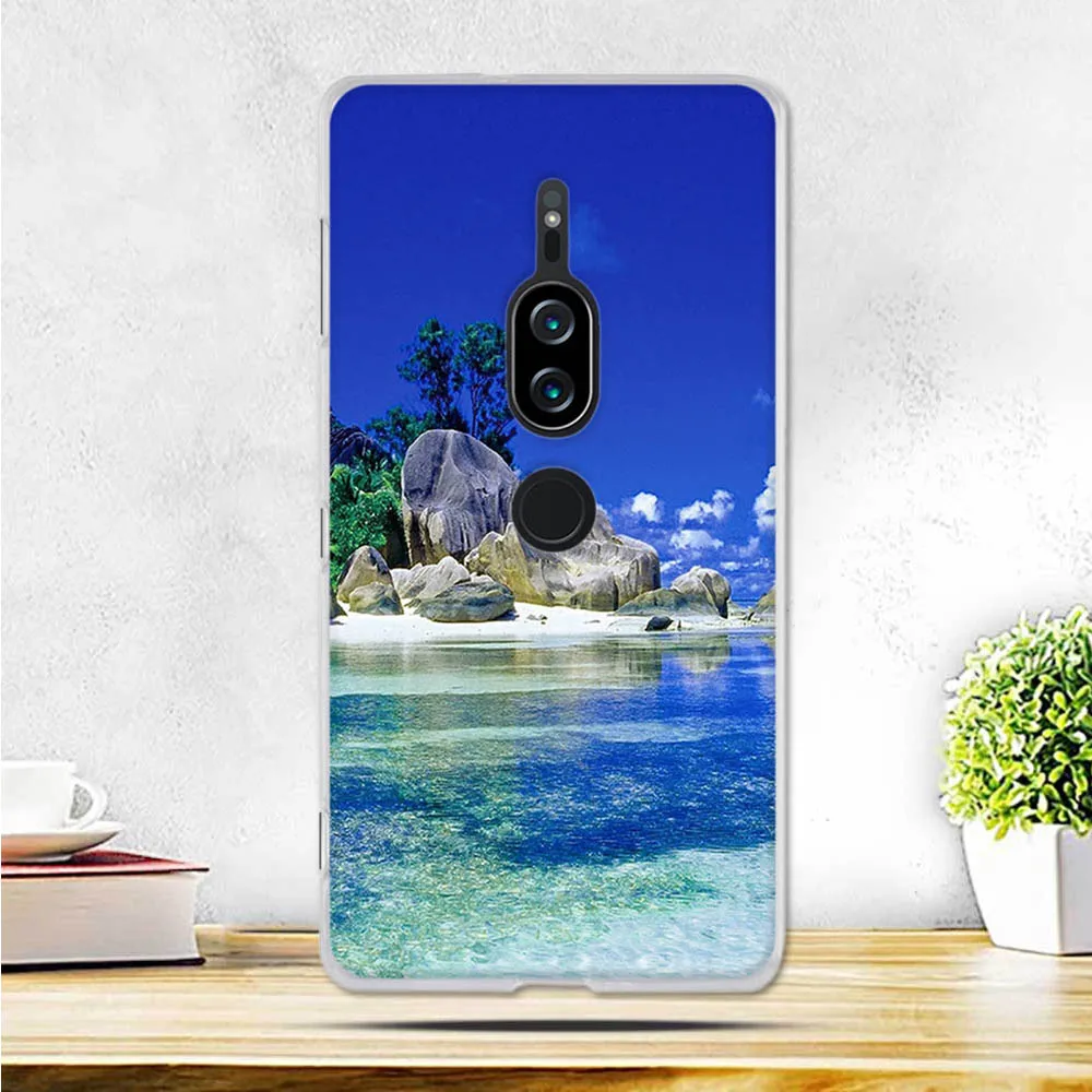 Чехол-накладка для Sony Xperia XZ2 premium силиконовый мягкий чехол-накладка Coque Etui чехлы |