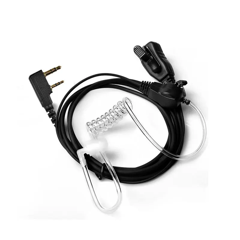 2 шт. Baofeng PTT MIC портативная рация с наушниками гарнитура для QuanSheng KENWOOD BAOFENG UV 5R BF 888s