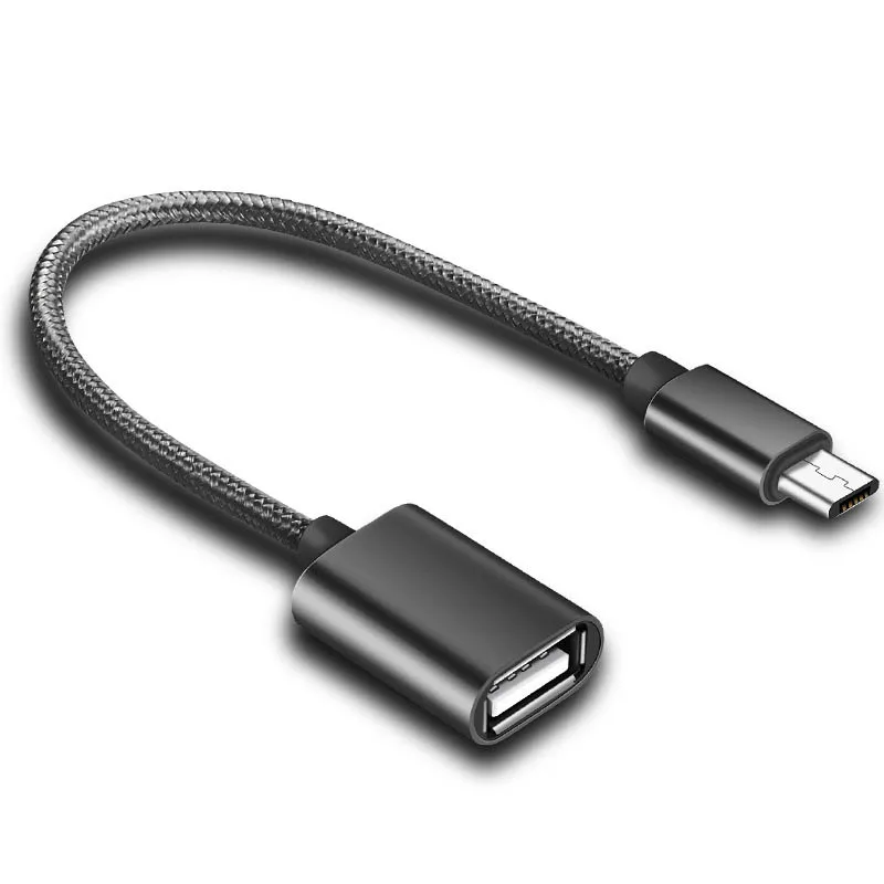 Тканый кабель для передачи данных OTG из алюминиевого сплава 3C цифровая коробка