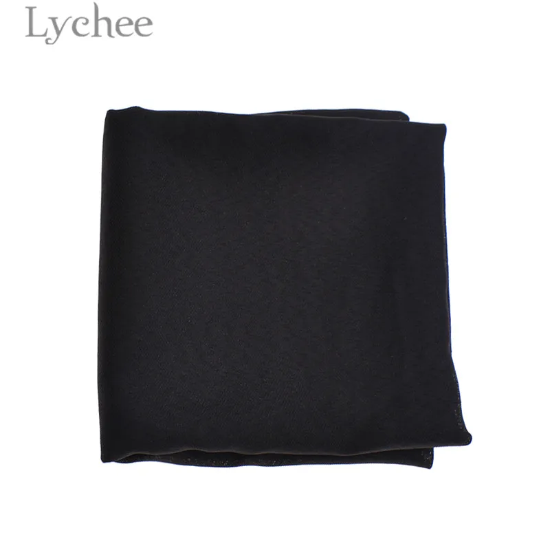 Lychee Life 1 5 м x односторонние клейкие подкладки белая черная ткань высокое качество