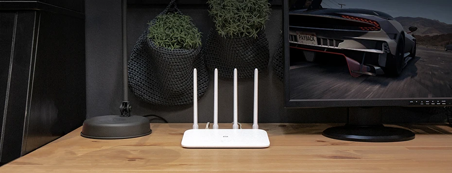 Xiaomi Mi Router 4A гигабитная версия 2,4 ГГц 5 ГГц 128 ГБ ОЗУ DDR3 двухъядерный процессор 1167 Мбит/с гигабитный Ethernet порт Поддержка cv6
