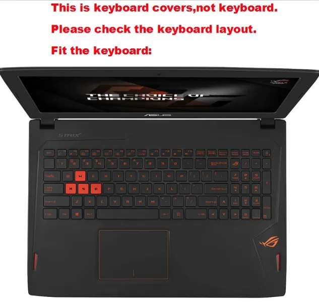 Clear Transparent Tpu Keyboard Cover For ASUS GL502VM GL502VT GL502 GL552 GL552VW GL552JX F552 G56J GL702VM/VT GL702 F555 F554 | Компьютеры