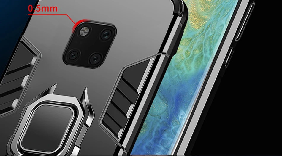 ITEUU Антидетонационная подставка держатель Броня чехол для huawei mate 20 20 PRO Чехлы Противоударная задняя крышка mate 20 mate 20pro