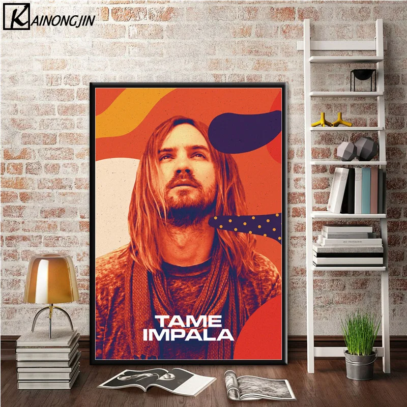 020 Art Poster Tame Impala Psychedelic Rock Band Posters and Prints Wall Picture Canvas Painting Room Home Decoration - Цвет: 020