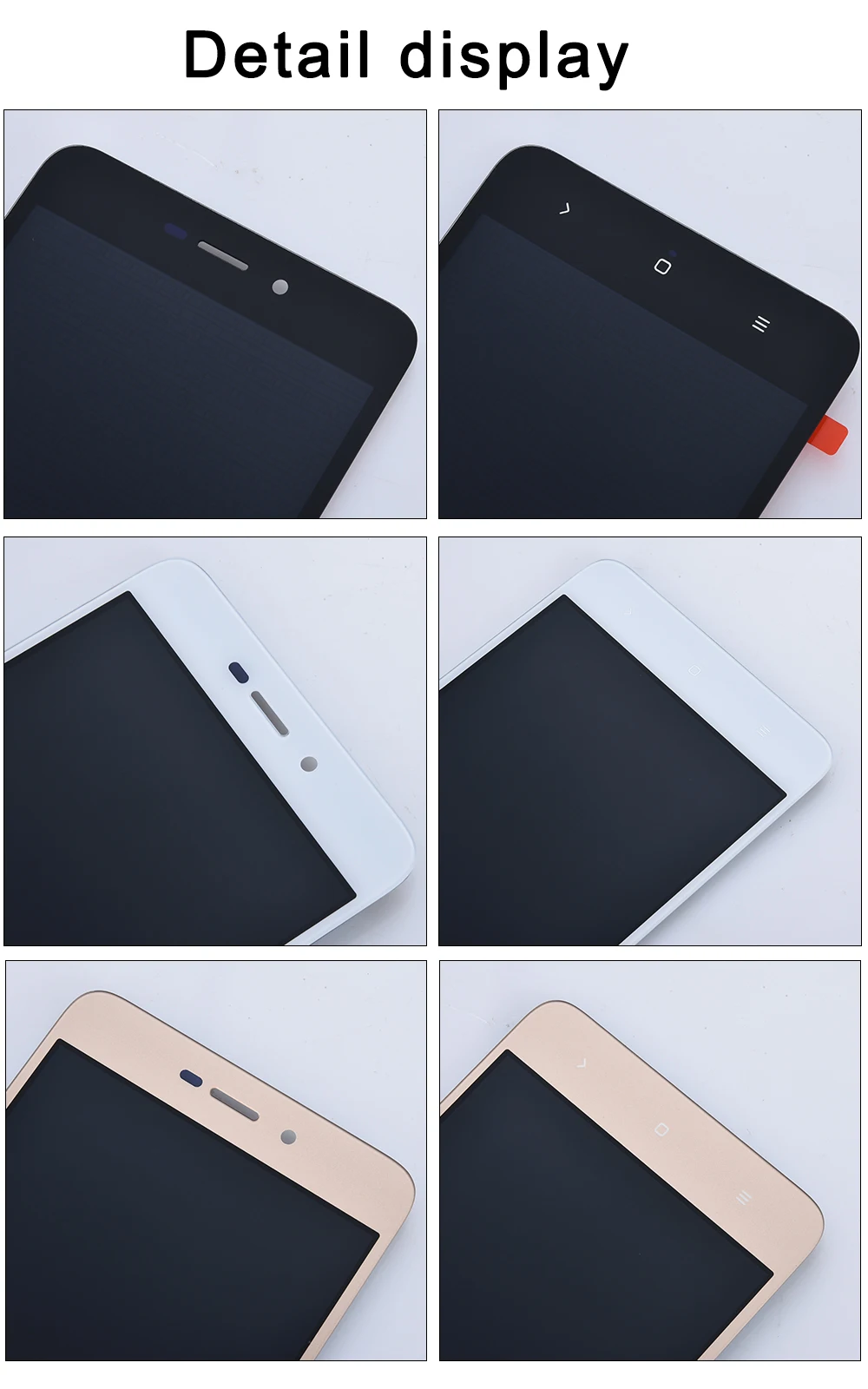 Протестированный 5," ЖК-дисплей для XIAOMI Redmi 4A ЖК-дисплей сенсорный экран дигитайзер Замена для XIAOMI Redmi 4A дисплей
