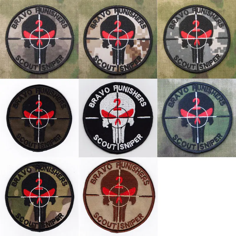 (TanDEVGRU NSWDG SEALTEAM BRAVO SCOUT SNIPER Morale вышивка патч B2483|patch woven|patch anchorpatches emblems |