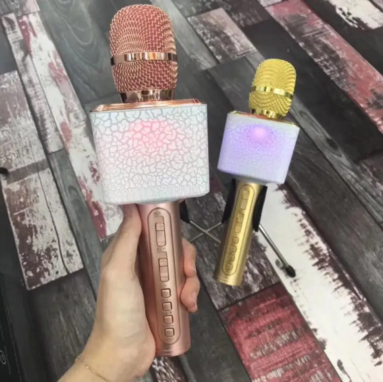 30 шт. SD-12L трещины красочный градиент света Bluetooth беспроводной микрофон для chirdren