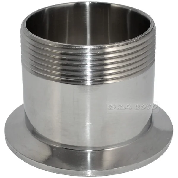 2&quot DN50 Sanitary Male Threaded Ferrule Pipe Fitting Tri Clamp Type Stainless Steel SS316 | Обустройство дома